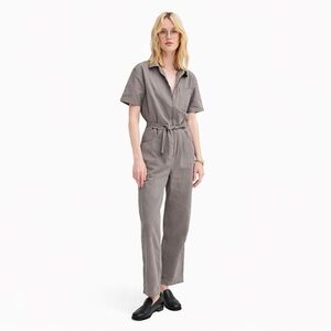 Mate the Label XS Boiler Suit Organic Cotton 0686 Canvas Jumpsuit gray